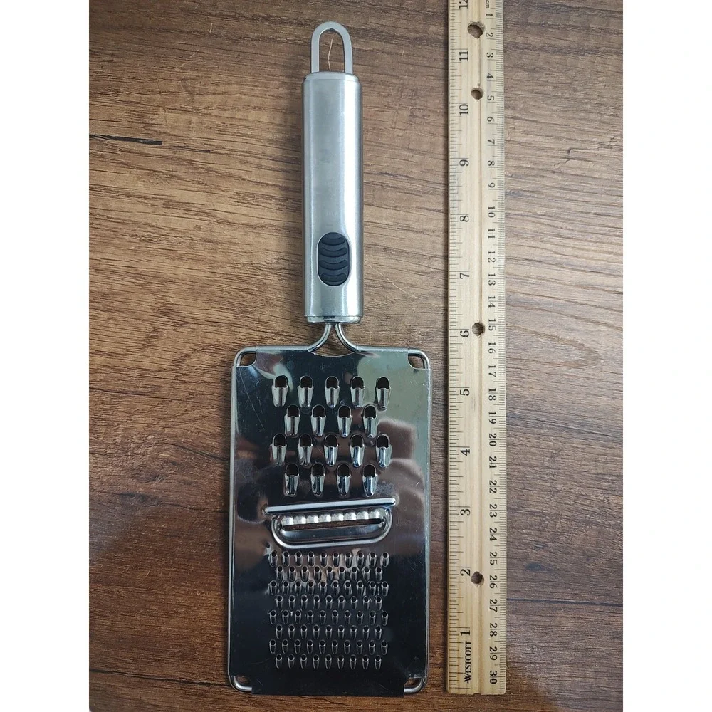 Oneida Hand Flat Grater 18/8 Stainless Steel Cheese Grater Zester U59